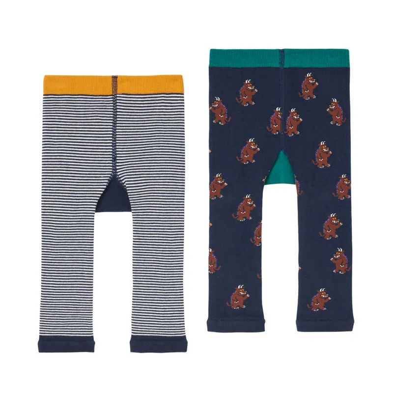 Joules Gruffalo Lively 2 Pack Leggings - Navy Gruffalo-1